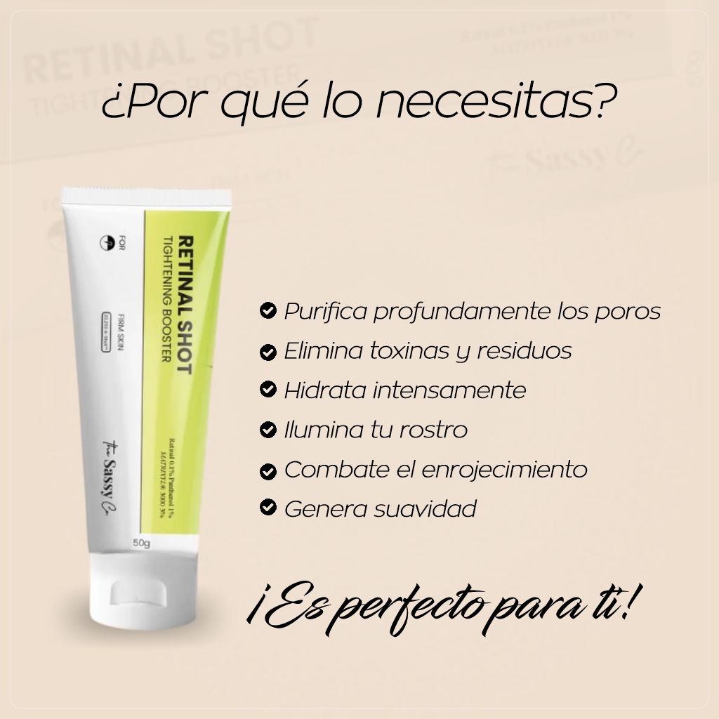 Retinal Booster Transforma tu piel con la nueva generación de retinol y colágeno