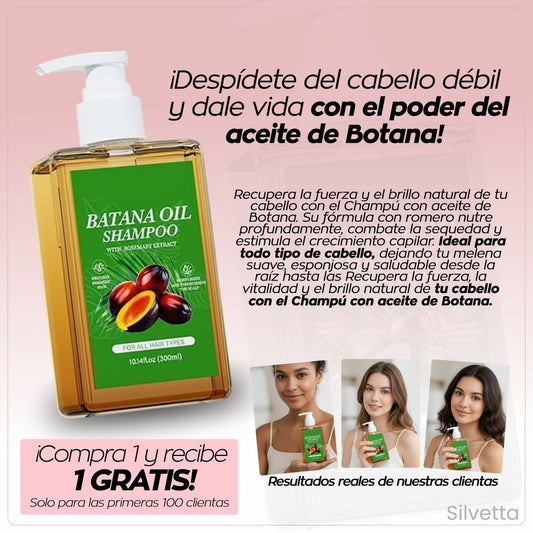 Hair Botana - Champú de Crecimiento Capilar con Aceite de Botana