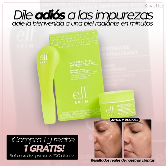 Mascarilla Magnetica Silvetta ELF Limpieza En Segundos