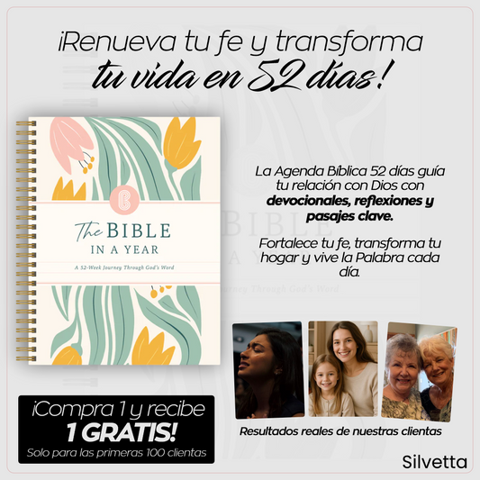 Agenda Bíblica 52 Días En Español: Caminando en la Promesa