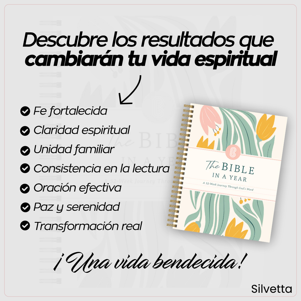 Agenda Bíblica 52 Días En Español: Caminando en la Promesa
