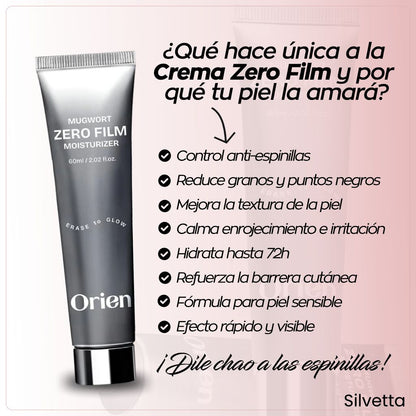 Crema Zero Film elimina espinillas y granos en tiempo récord