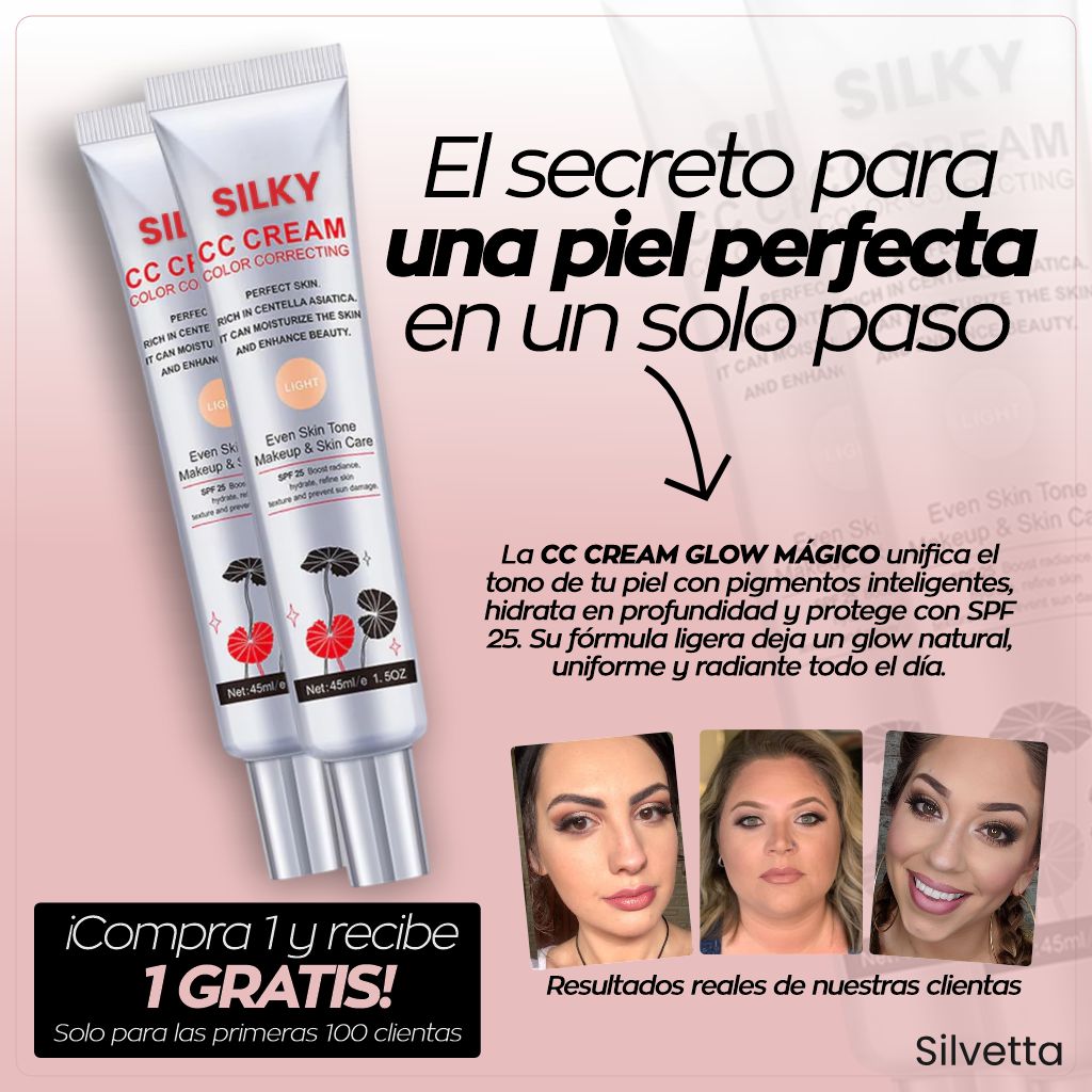 CC CREAM GLOW MAGICO EN 5 SEGUNDOS