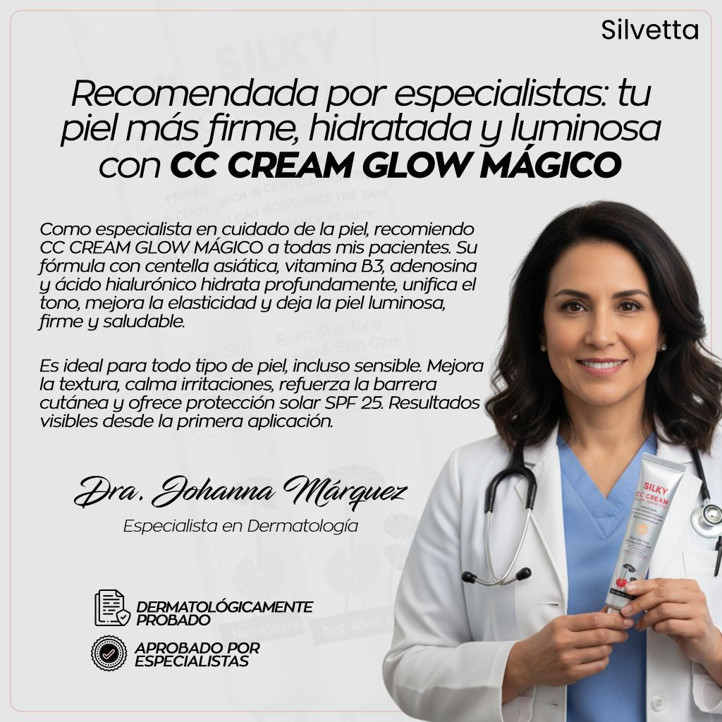 CC CREAM GLOW MAGICO EN 5 SEGUNDOS