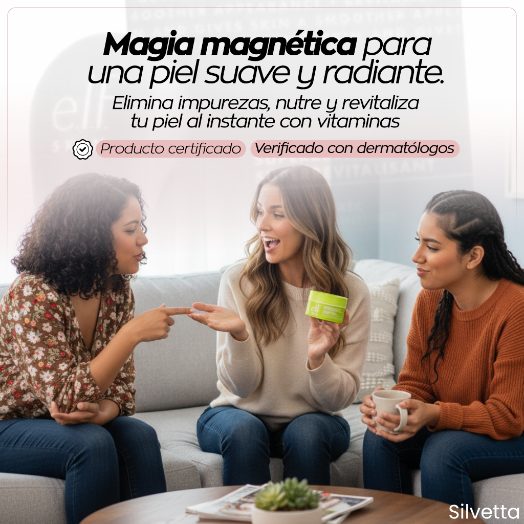 Mascarilla Magnetica Silvetta ELF Limpieza En Segundos