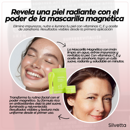 Mascarilla Magnetica Silvetta ELF Limpieza En Segundos