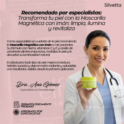 Mascarilla Magnetica Silvetta ELF Limpieza En Segundos