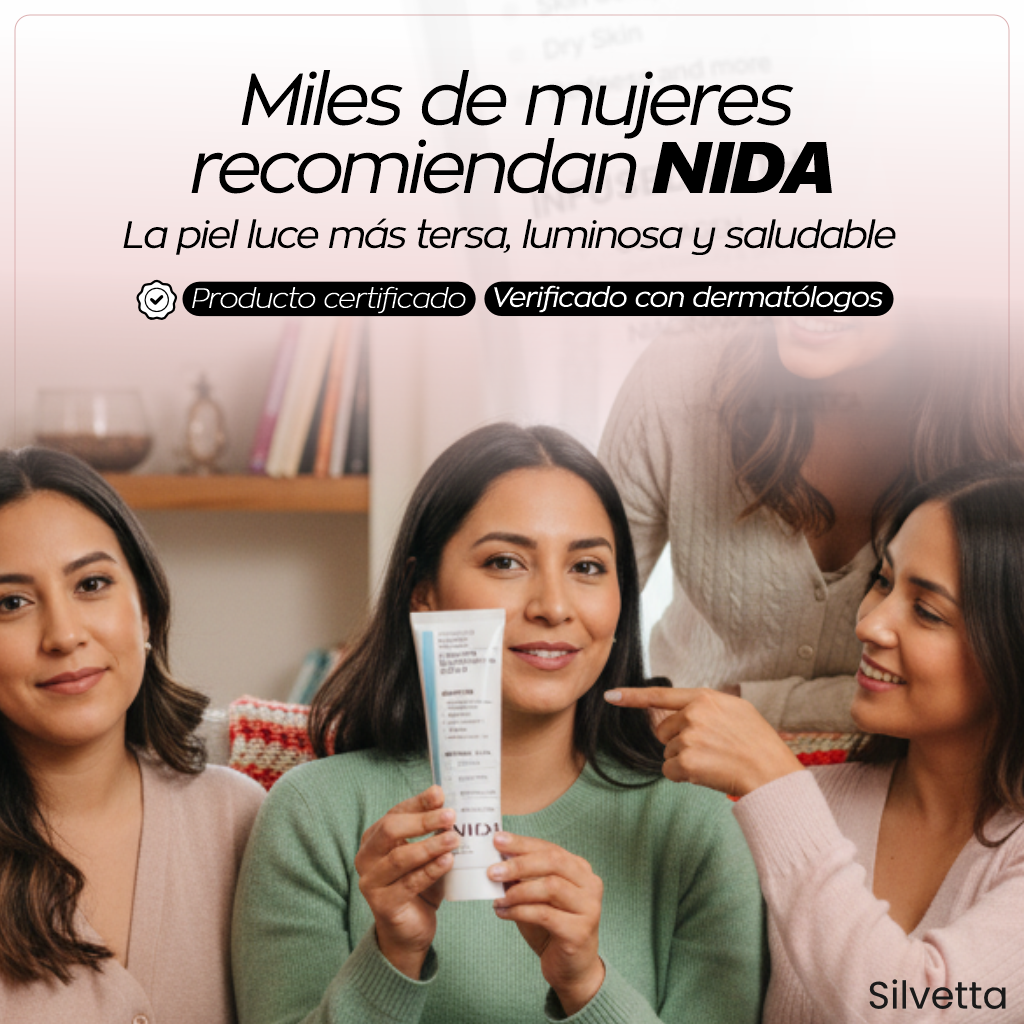 Crema Coreana NIDA - Fórmula Hidratante