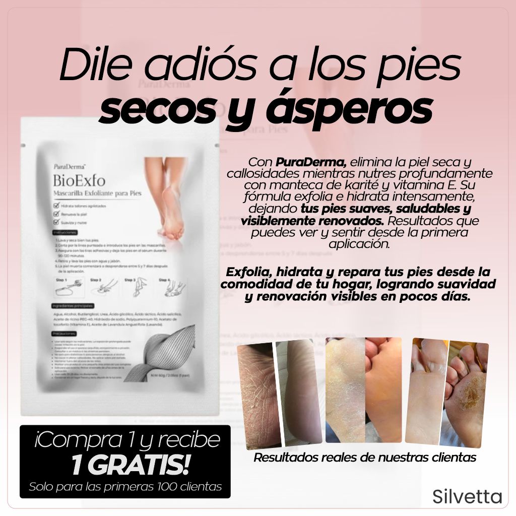 PuraDerma son unos parches para los pies