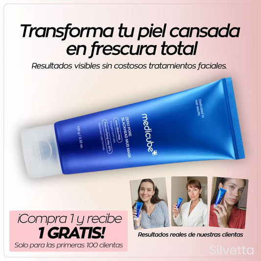 Mascarilla Azul Revitalizante – Poros libres y efecto calmante