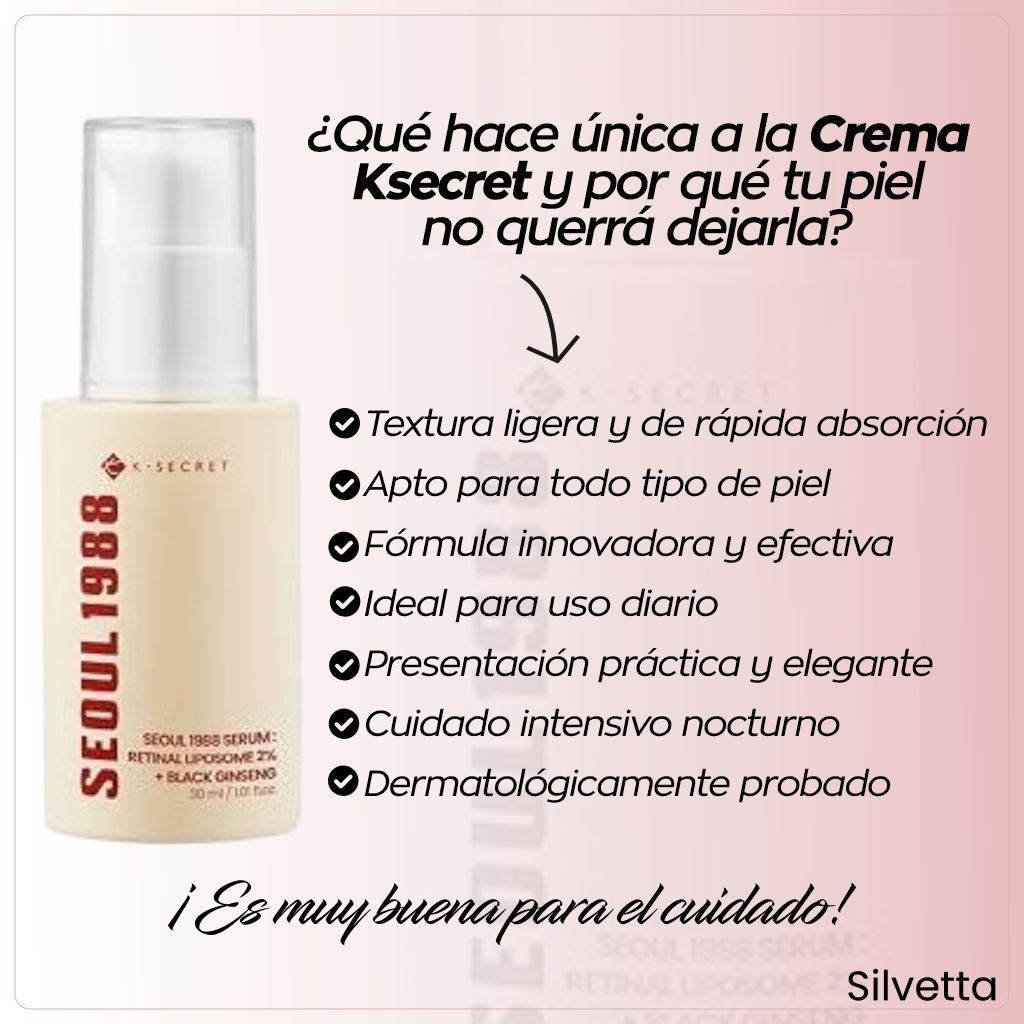Crema para eliminar machas y blanquear la piel Ksecret